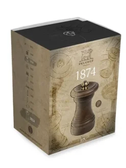 Peugeot Saveurs 1874 Moulin à poivre manuel en bois patiné, 10 cm -><noscript><img width=