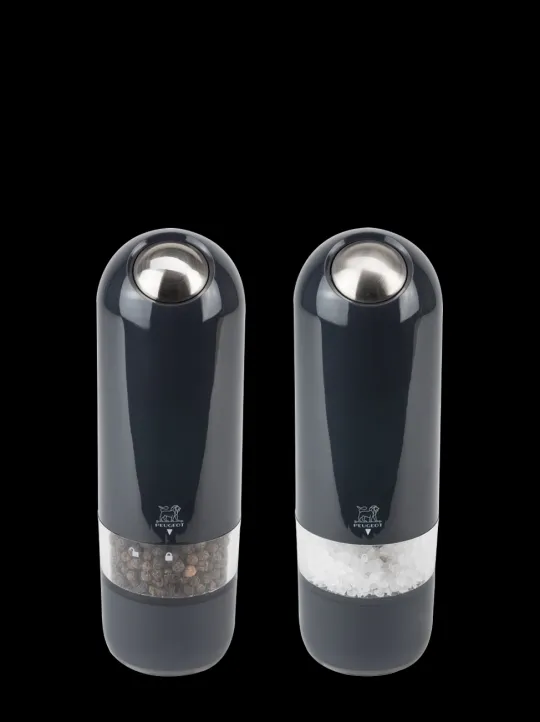 Peugeot Saveurs Alaska duo de moulins à poivre et à sel électriques en abs couleur quartz 17 cm -> Duos Et Combi 2 En 1|Moulins À Sel Et Salières