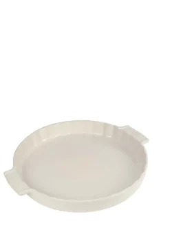 Peugeot Saveurs Appolia Moule à tarte céramique écru diamètre 30 cm - 12" -> Plats À Tarte / Tourtieres