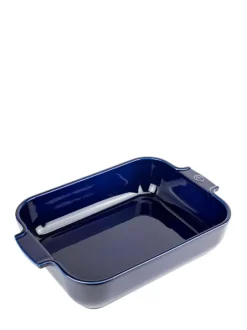 Peugeot Saveurs Appolia plat four céramique rectangle bleu profond 32 cm - 12,5" -> Envie De Couleurs