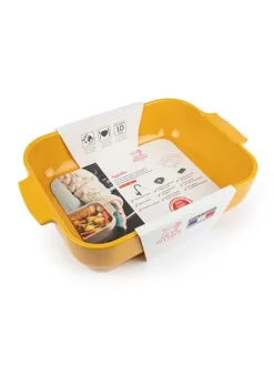 Peugeot Saveurs Appolia Plat four céramique rectangle safran 32 cm - 12.5in -><noscript><img width=