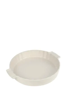 Peugeot Saveurs Appolia Tourtière céramique écru diamètre 28 cm - 11" -> Plats À Tarte / Tourtieres