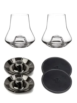 Peugeot Saveurs Atmosphère whisky 2 sets de dégustation whisky avec socles rafraichissants en coffret cadeau -> Envie De Design|Envie De Saveurs