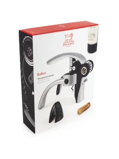 Peugeot Saveurs Baltaz tire-bouchon à levier couleur gris métallisé avec coupe-capsule 14 cm -> Idées Cadeaux -100€|Tire-bouchons