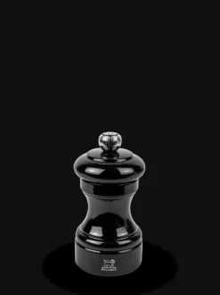 Peugeot Saveurs Bistro Moulin à poivre manuel en bois laqué, noir, 10 cm - 4" -> Moulins À Poivre