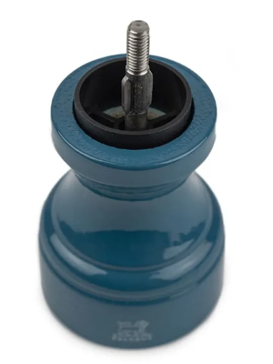 Peugeot Saveurs Bistro Moulin à poivre manuel en bois laqué, bleu pacifique, 10 cm - 4" -> Envie De Couleurs|Moulins À Poivre