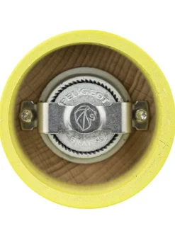 Peugeot Saveurs Bistro Moulin à poivre manuel en bois laqué, pistache, 10 cm - 4" -><noscript><img width=
