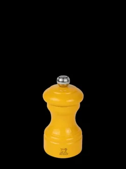 Peugeot Saveurs Bistro Moulin à poivre manuel en bois laqué, safran, 10 cm - 4in. -> Envie De Couleurs|Moulins À Poivre