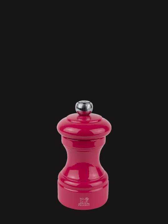 Peugeot Saveurs Bistro Moulin à poivre manuel en bois laqué, rose bonbon, 10 cm - 4" -> Idées Cadeaux -50€|Envie De Couleurs