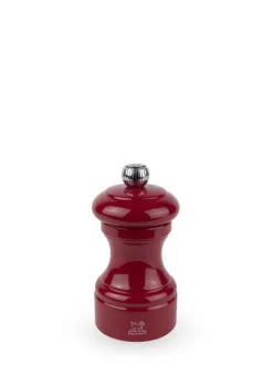 Peugeot Saveurs Bistro Moulin à poivre manuel en bois laqué, rouge passion, 10 cm - 4" -> Idées Cadeaux -50€|Envie De Couleurs
