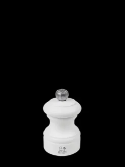 Peugeot Saveurs Bistro Moulin à sel manuel en bois, blanc, 8 cm - 3" -> Moulins À Sel Et Salières