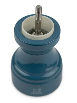 Peugeot Saveurs Bistro Moulin à sel manuel en bois laqué, bleu pacifique, 10 cm - 4" -><noscript><img width=