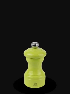 Peugeot Saveurs Bistro Moulin à sel manuel en bois laqué, pistache, 10 cm - 4" -> Moulins À Sel Et Salières