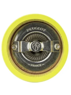 Peugeot Saveurs Bistro Moulin à sel manuel en bois laqué, pistache, 10 cm - 4" -><noscript><img width=