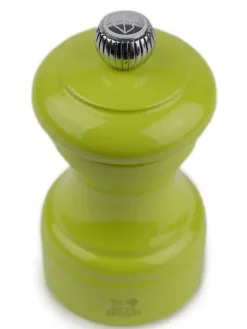 Peugeot Saveurs Bistro Moulin à sel manuel en bois laqué, pistache, 10 cm - 4" -><noscript><img width=