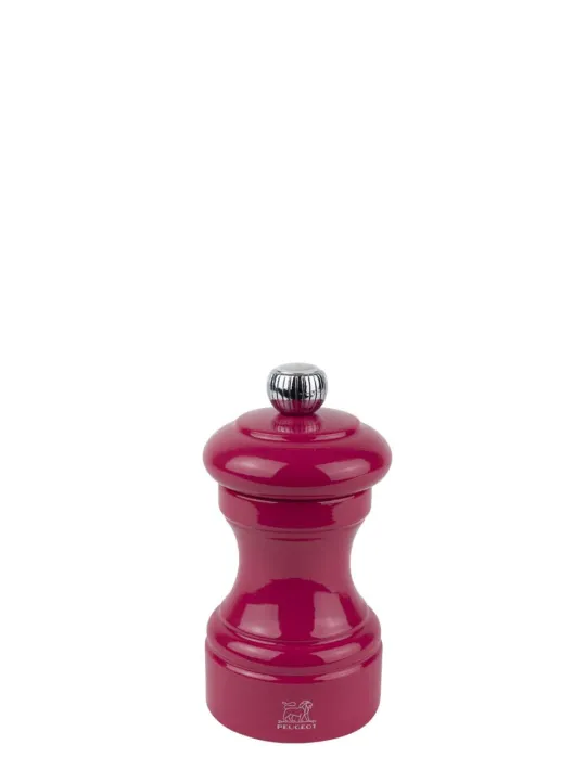 Peugeot Saveurs Bistro Moulin à sel manuel en bois laqué, rose bonbon, 10 cm - 4" -> Envie De Couleurs|Moulins À Sel Et Salières
