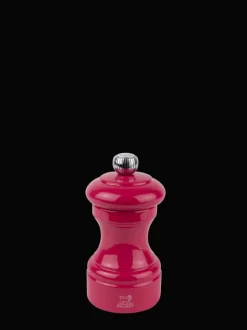 Peugeot Saveurs Bistro Moulin à sel manuel en bois laqué, rose bonbon, 10 cm - 4" -> Envie De Couleurs|Moulins À Sel Et Salières