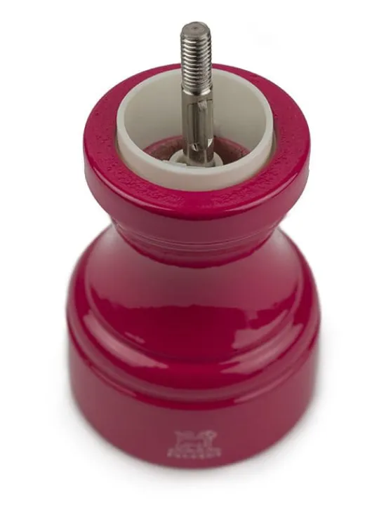 Peugeot Saveurs Bistro Moulin à sel manuel en bois laqué, rose bonbon, 10 cm - 4" -> Envie De Couleurs|Moulins À Sel Et Salières