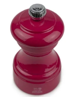 Peugeot Saveurs Bistro Moulin à sel manuel en bois laqué, rose bonbon, 10 cm - 4" -><noscript><img width=