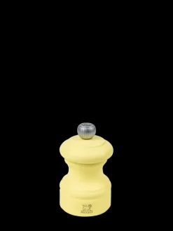 Peugeot Saveurs Bistro moulin à sel manuel en bois, jaune paille, 8 cm - 3,2in. -> Moulins À Sel Et Salières