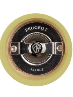 Peugeot Saveurs Bistro moulin à sel manuel en bois, jaune paille, 8 cm - 3,2in. -> Moulins À Sel Et Salières