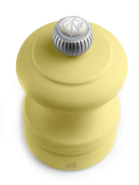 Peugeot Saveurs Bistro moulin à sel manuel en bois, jaune paille, 8 cm - 3,2in. -> Moulins À Sel Et Salières