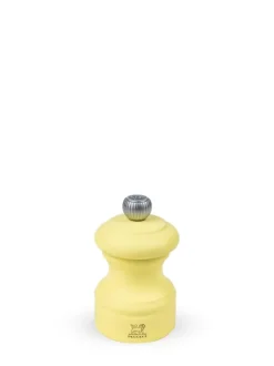Peugeot Saveurs Bistro moulin à sel manuel en bois, jaune paille, 8 cm - 3,2in. -><noscript><img width=