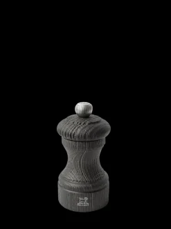 Peugeot Saveurs Bistro nature dark Moulin à sel manuel en bois et son sel des alpes, 10 cm- 3" -> Moulins À Sel Et Salières