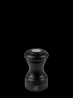 Peugeot Saveurs Bistro Salière en bois couleur noir 9 cm - 4" -> Moulins À Sel Et Salières