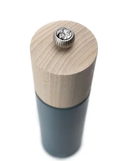 Peugeot Saveurs Boreal Moulin à poivre manuel en bois, bleu céleste, 21cm - 8" -><noscript><img width=