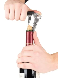 Peugeot Saveurs Clavelin tire-bouchon sommelier avec coupe-capsule et décapsuleur intégrés 14 cm -><noscript><img width=