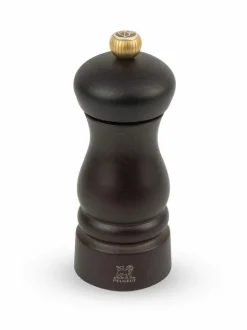 Peugeot Saveurs Clermont moulin à sel en bois couleur chocolat 13cm -> Moulins À Sel Et Salières
