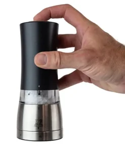Peugeot Saveurs Daman electrique Moulin à sel électrique u'select, noir irisé, 16 cm - 6,25in. -><noscript><img width=