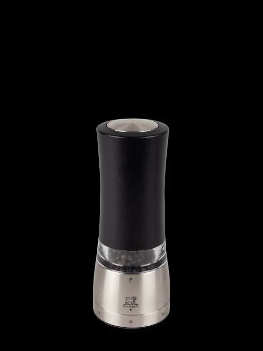 Peugeot Saveurs Daman electrique Moulin à poivre électrique u'select, noir irisé, 16 cm - 6,25in. -> Idées Cadeaux -100€|Envie De Design