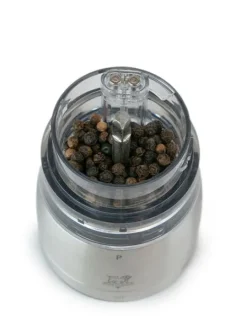 Peugeot Saveurs Daman electrique Moulin à poivre électrique u'select, noir irisé, 16 cm - 6,25in. -><noscript><img width=