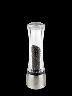 Peugeot Saveurs Daman Moulin à poivre manuel en acryl et inox u'select 21 cm -> Idées Cadeaux -100€|Envie De Design