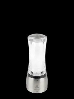 Peugeot Saveurs Daman Moulin à sel manuel en acryl et inox u'select 16 cm -> Moulins À Sel Et Salières