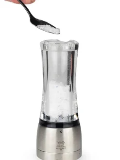 Peugeot Saveurs Daman Moulin à sel manuel en acryl et inox u'select 21 cm -><noscript><img width=