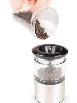 Peugeot Saveurs Elis sense Duo de moulins à poivre et à sel électiques en inox u'select 20 cm -><noscript><img width=