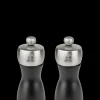 Peugeot Saveurs Fidji Duo de moulins à poivre et à sel en bois et inox couleur noir 12 cm -> Moulins À Sel Et Salières|Moulins À Poivre