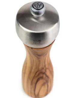 Peugeot Saveurs Fidji Moulin à poivre manuel en bois d' et inox 15cm -><noscript><img width=