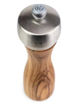 Peugeot Saveurs Fidji moulin à sel manuel en bois d' et inox 15cm -><noscript><img width=