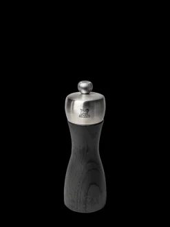 Peugeot Saveurs Fidji moulin à sel manuel en bois et inox, collection , 15 cm - 6in -> Moulins À Sel Et Salières