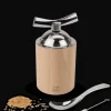 Peugeot Saveurs Isen moulin à graines de lin manuel en bois et inox couleur naturel 13 cm -> Envie De Saveurs|Moulins Expert