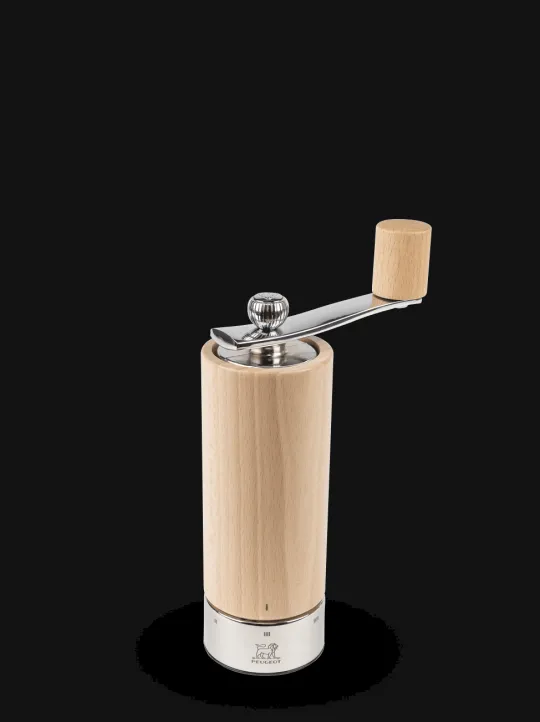 Peugeot Saveurs Isen Moulin à poivre à manivelle en bois et inox, naturel, u'select, 18 cm - 7" -> Envie De Design|Envie De Saveurs