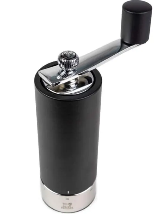 Peugeot Saveurs Isen Moulin à poivre à manivelle en bois et inox, noir, u'select, 18 cm - 7" -> Envie De Design|Envie De Saveurs