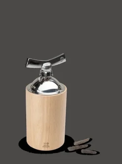 Peugeot Saveurs Isen moulin à poivres longs et gros grains de poivre manuel en bois couleur naturel 16 cm - 6,25" -> Envie De Saveurs|Moulins À Poivre