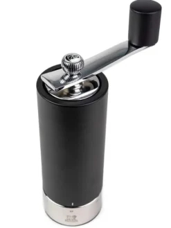 Peugeot Saveurs Isen Moulin à sel à manivelle en bois et inox, noir, u'select, 18 cm - 7" -><noscript><img width=
