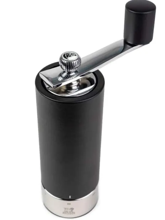 Peugeot Saveurs Isen Moulin à sel à manivelle en bois et inox, noir, u'select, 18 cm - 7" -> Envie De Design|Envie De Saveurs