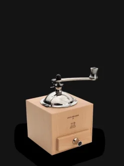 Peugeot Saveurs Le moulin d'olivier roellinger Moulin à poivre manuel en bois avec manivelle, , 13 cm - 5in -> Idées Cadeaux -100€|Envie De Saveurs